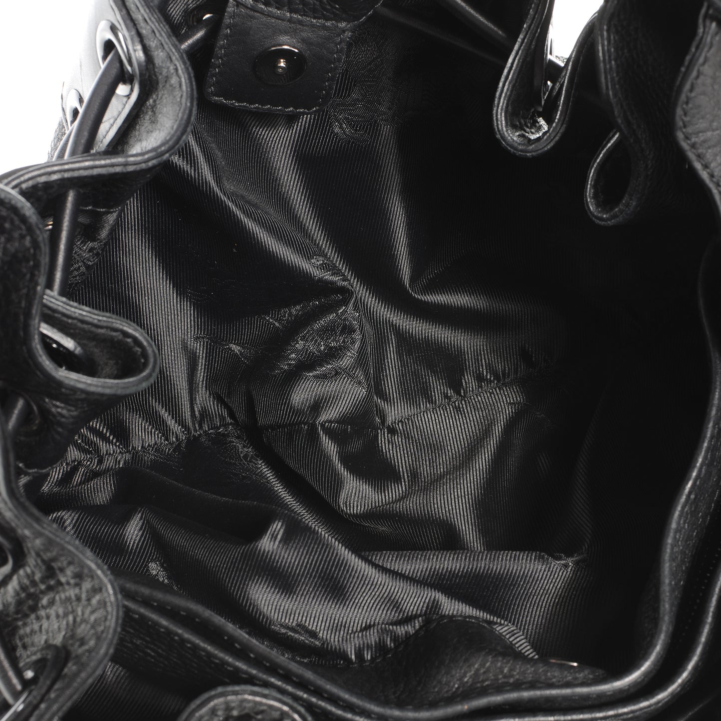 Prorsum Leather Warrior Hobo Black