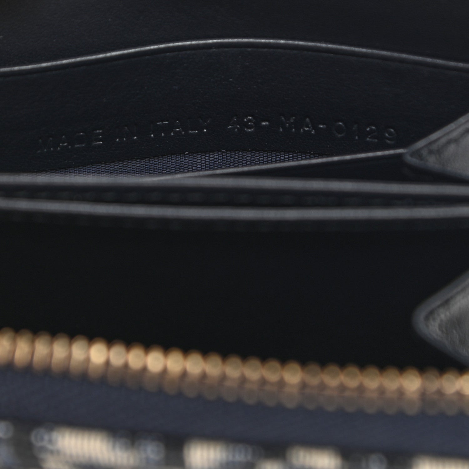 Christian Dior Oblique Zip Coin Pouch Blue 7 of 8