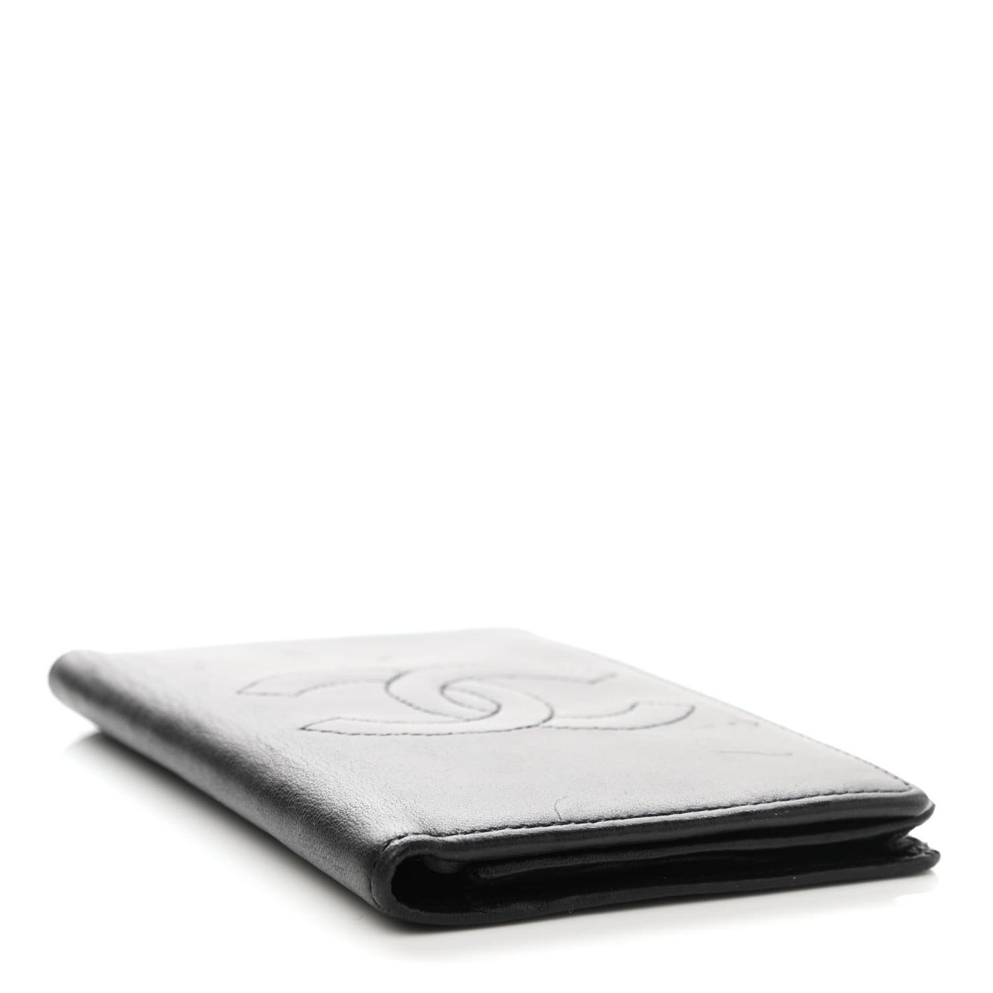 Lambskin Timeless CC Card Holder Wallet Black