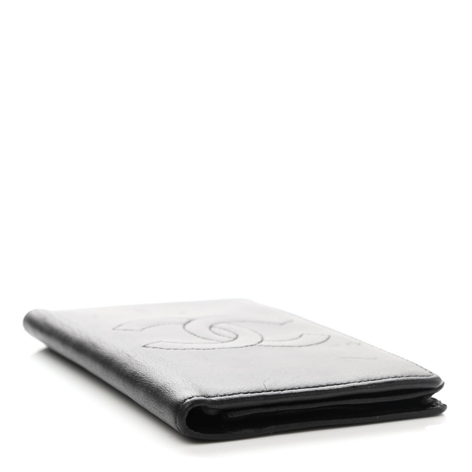 Chanel Lambskin Timeless CC Card Holder Wallet Black 4 of 10