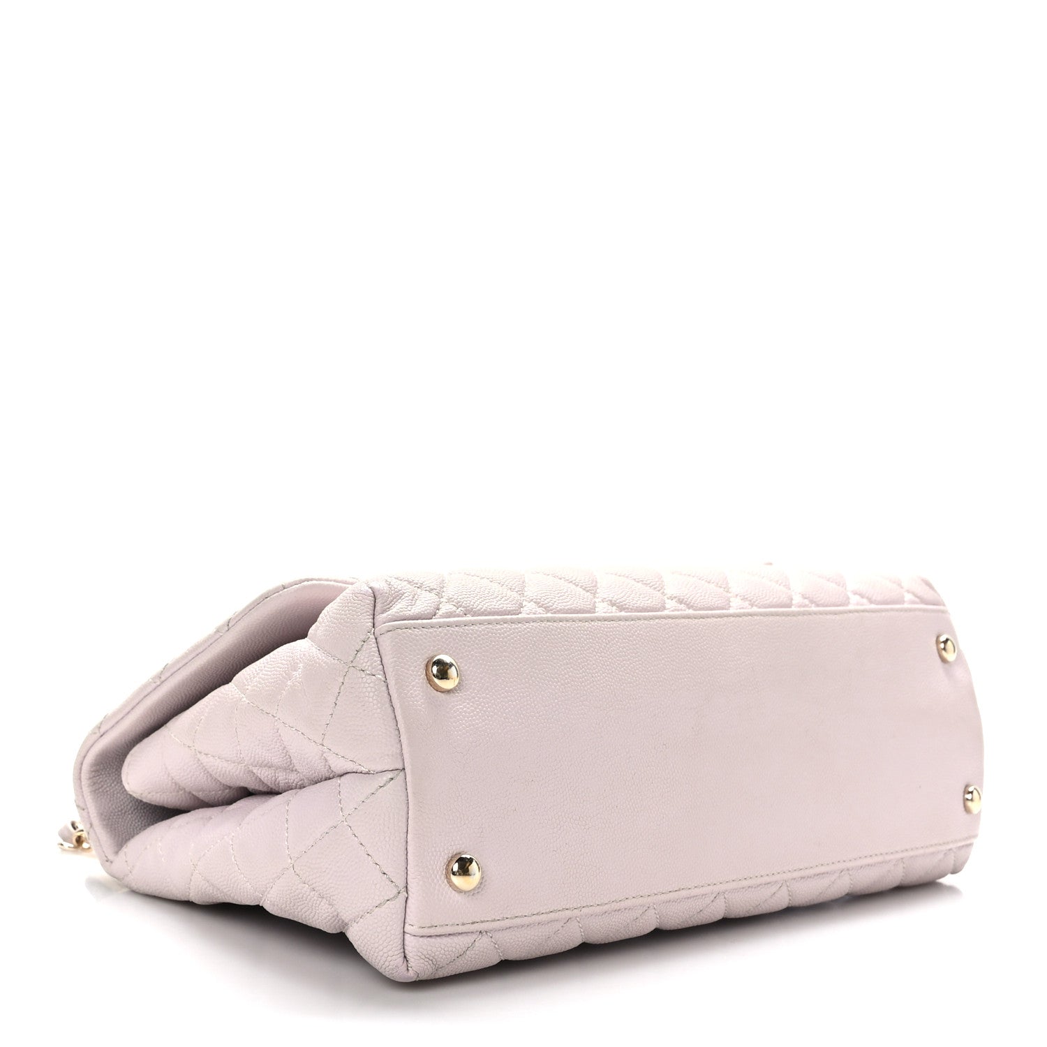 Chanel Caviar Quilted Small Coco Handle Flap Lilas Lilac 4 of 9