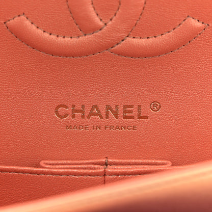 Chanel Metallic Lambskin Quilted Medium Double Flap Golden 6 of 10