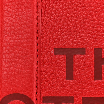 Marc Jacobs Grained Calfskin Small The Tote Bag True Red 14 of 18