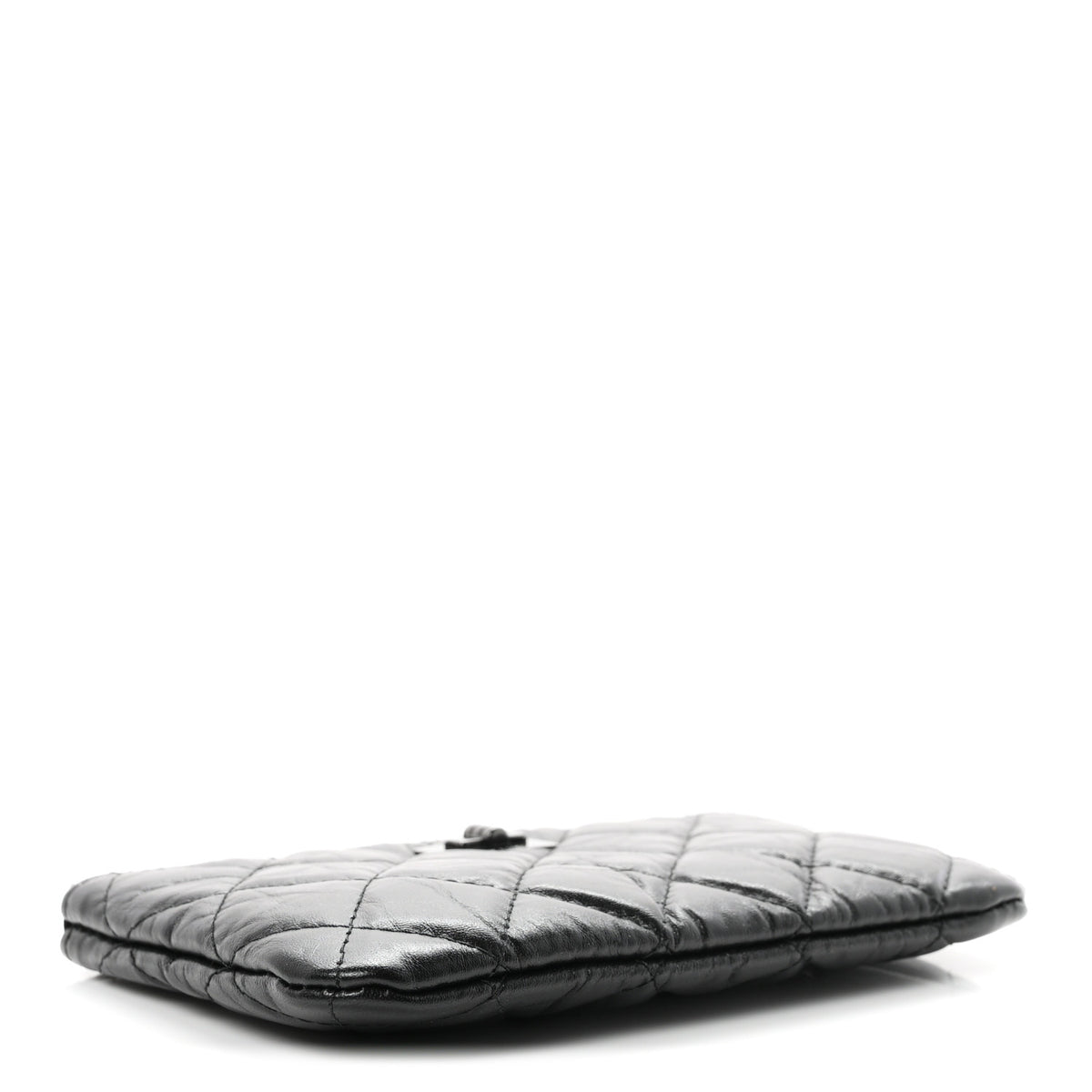Chanel Aged Calfskin Quilted Small Reissue Cosmetic Case So Black 4 of 8