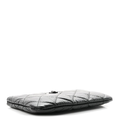 Chanel Aged Calfskin Quilted Small Reissue Cosmetic Case So Black 4 of 8