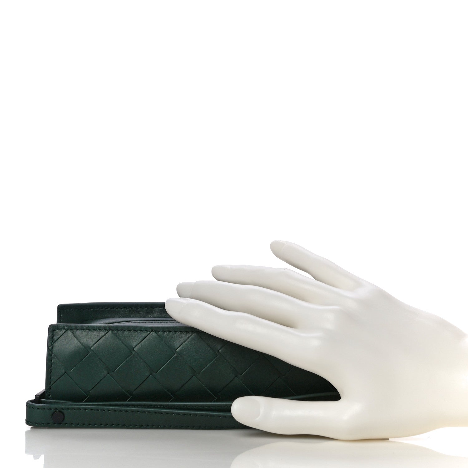 Bottega Veneta Nappa Maxi Intreccio Wristlet Pouch 2 of 19