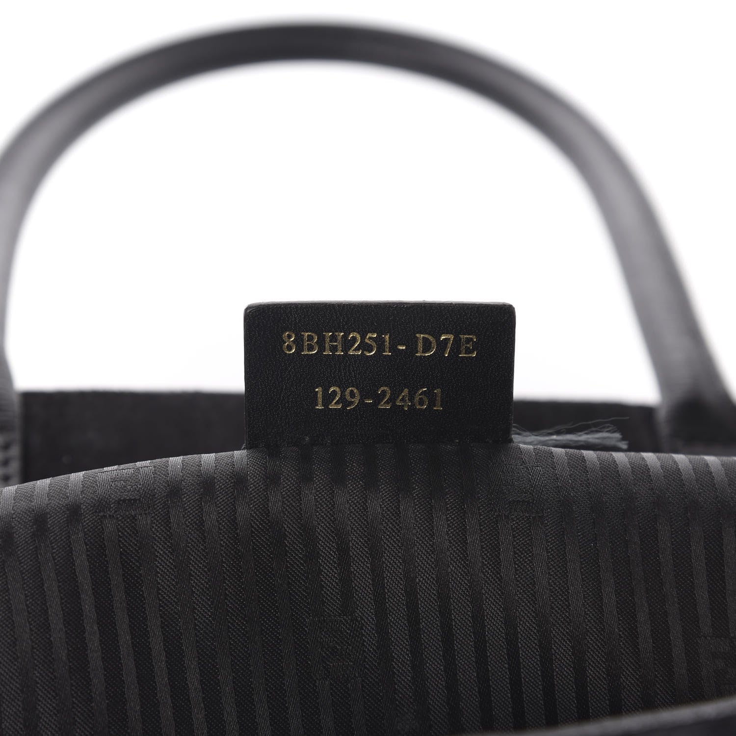 Fendi Vitello Elite Large 2Jours Tote Black 8 of 9
