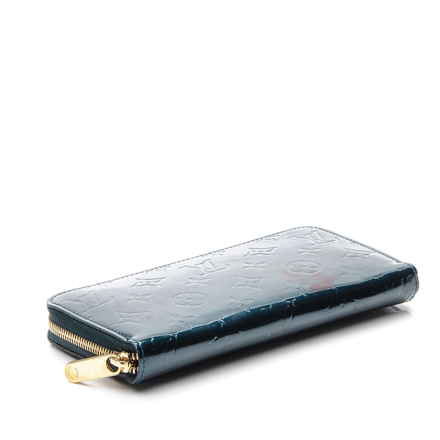 Louis Vuitton Vernis Zippy Wallet Blue Nuit 4 of 10