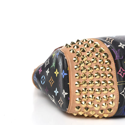 Louis Vuitton Monogram Multicolor Chrissie Black 7 of 9