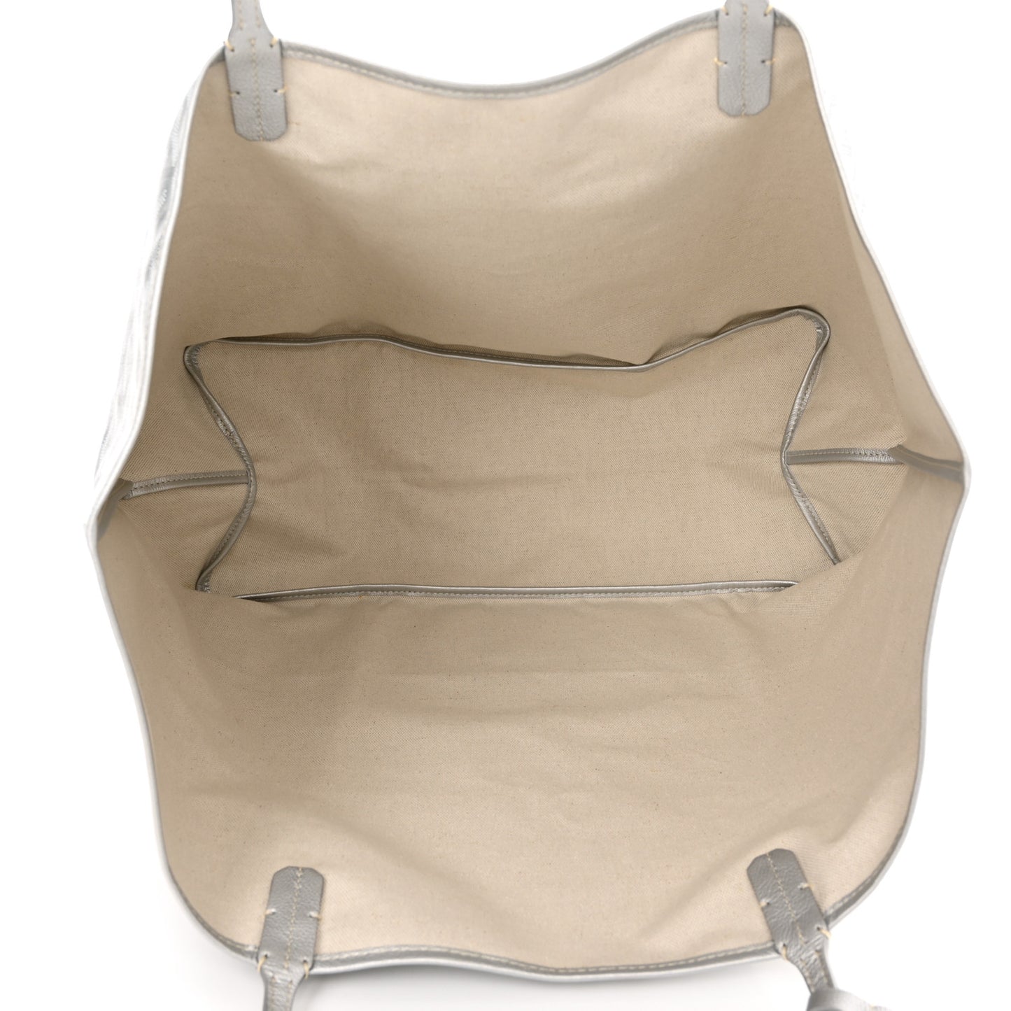 Goyardine Precious Metals Saint Louis GM Silver