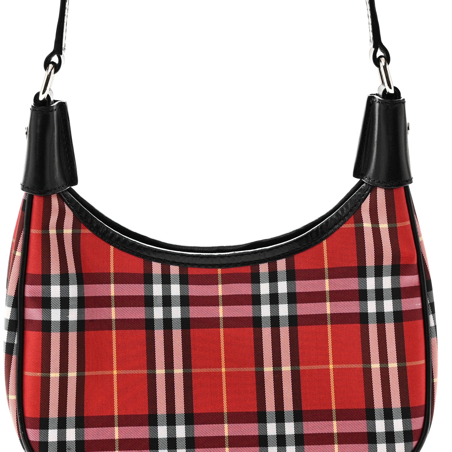 Burberry House Check Shoulder Bag Red 1937353 – FASHIONPHILE