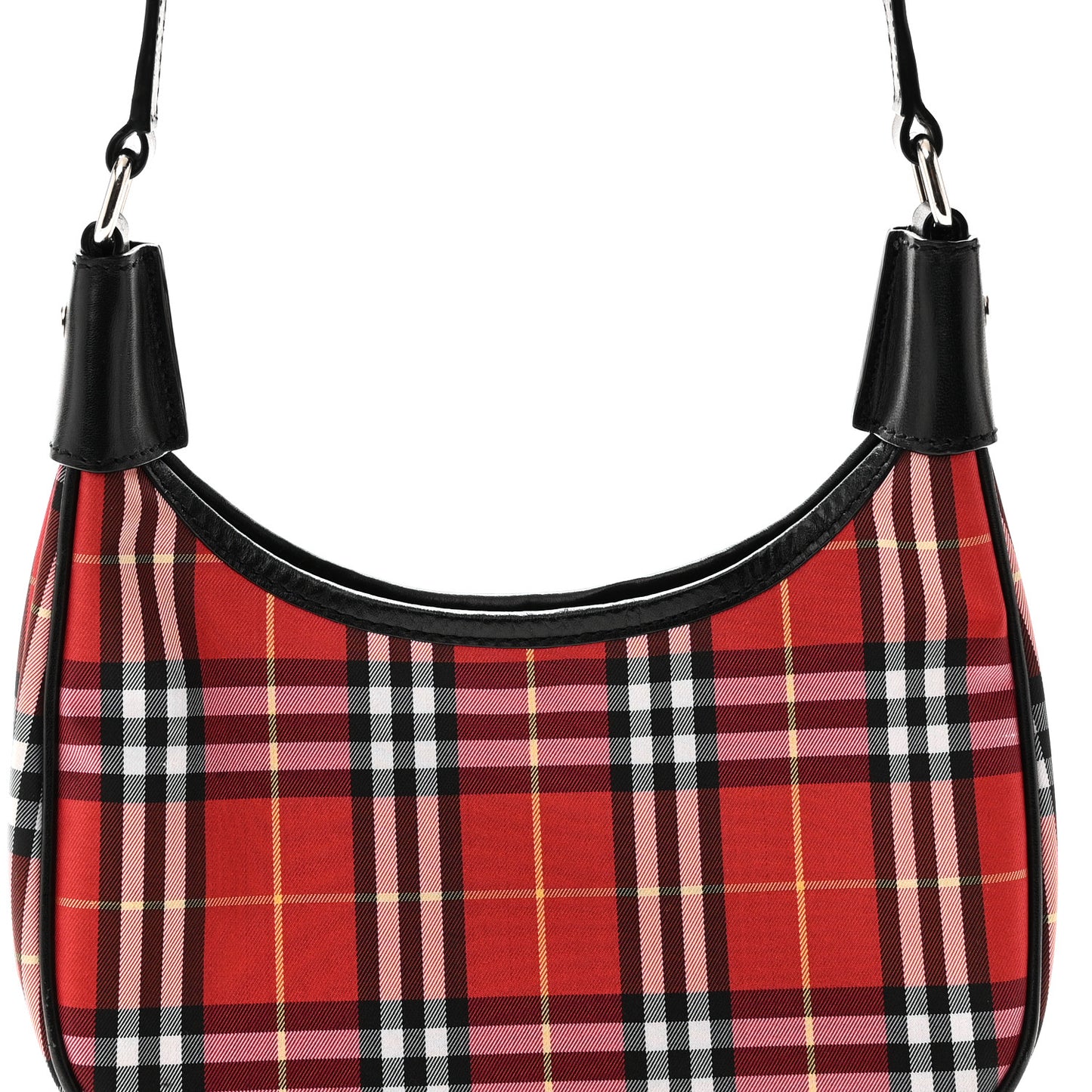 House Check Shoulder Bag Red