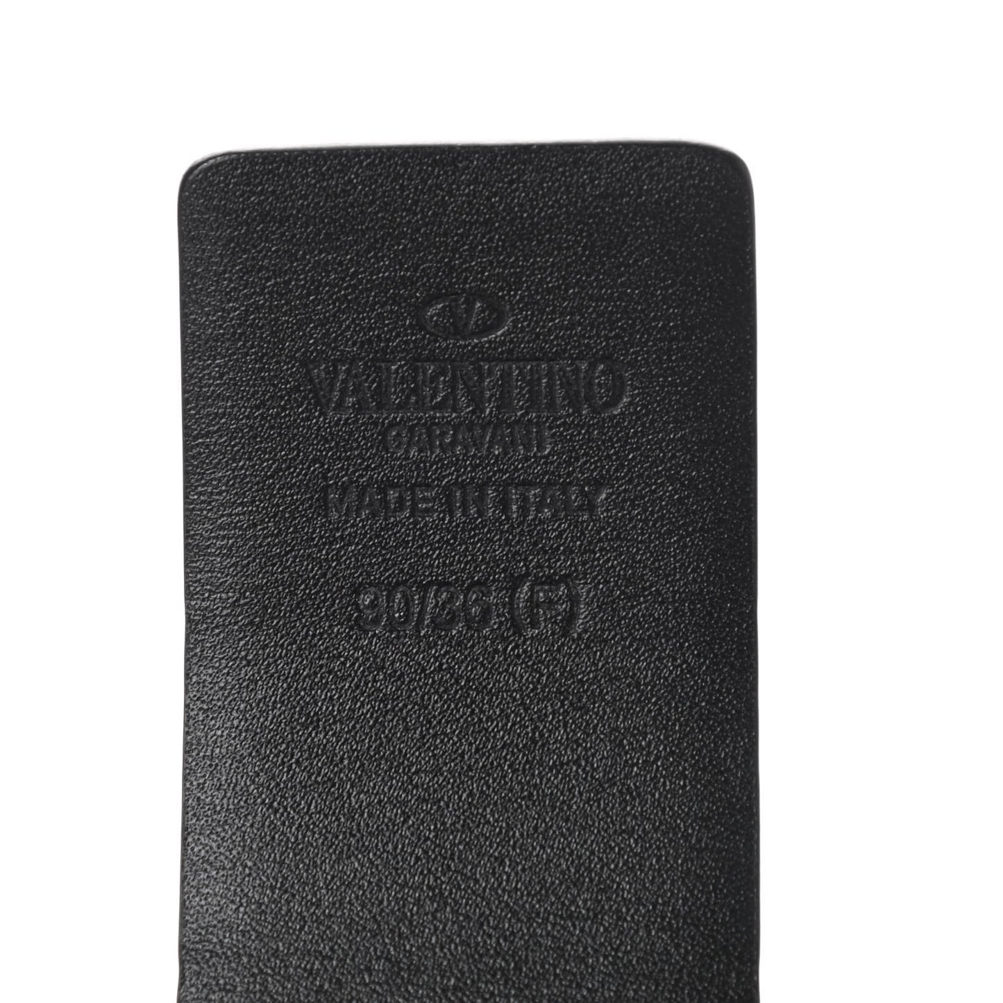 Glossy Calfskin VLogo Reversible Belt 90 36 Black Brown