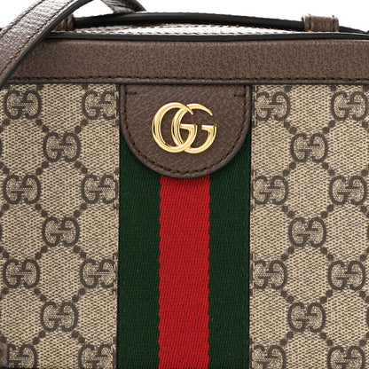 Gucci GG Supreme Monogram Mini Ophidia Top Handle Shoulder Bag Brown 8 of 10