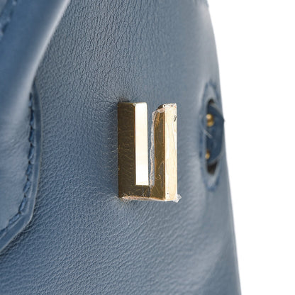 Hermes Swift Birkin 25 Bleu Agate 28 of 33