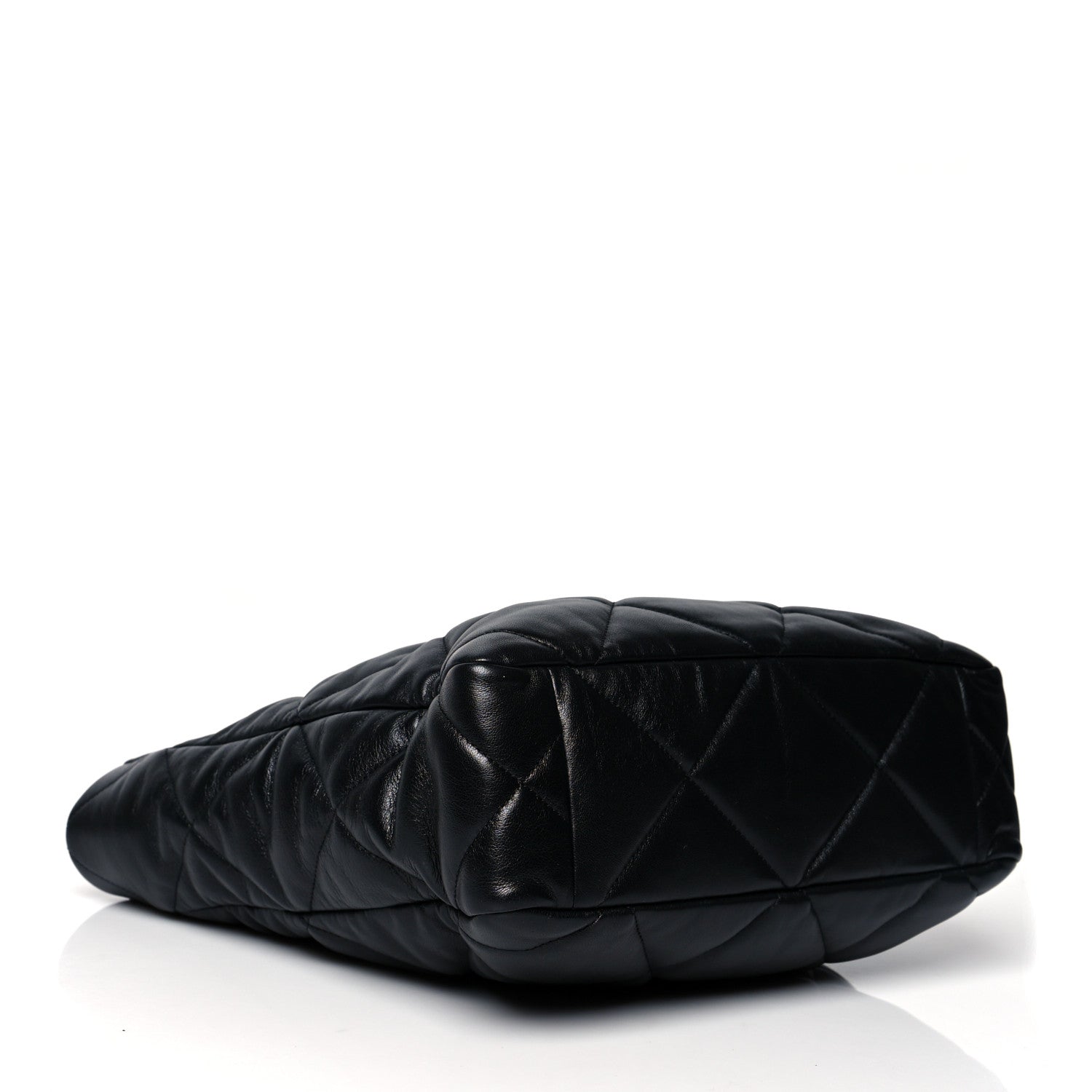 Chanel Lambskin Quilted Chanel 19 Shopping Bag Black 4 of 10