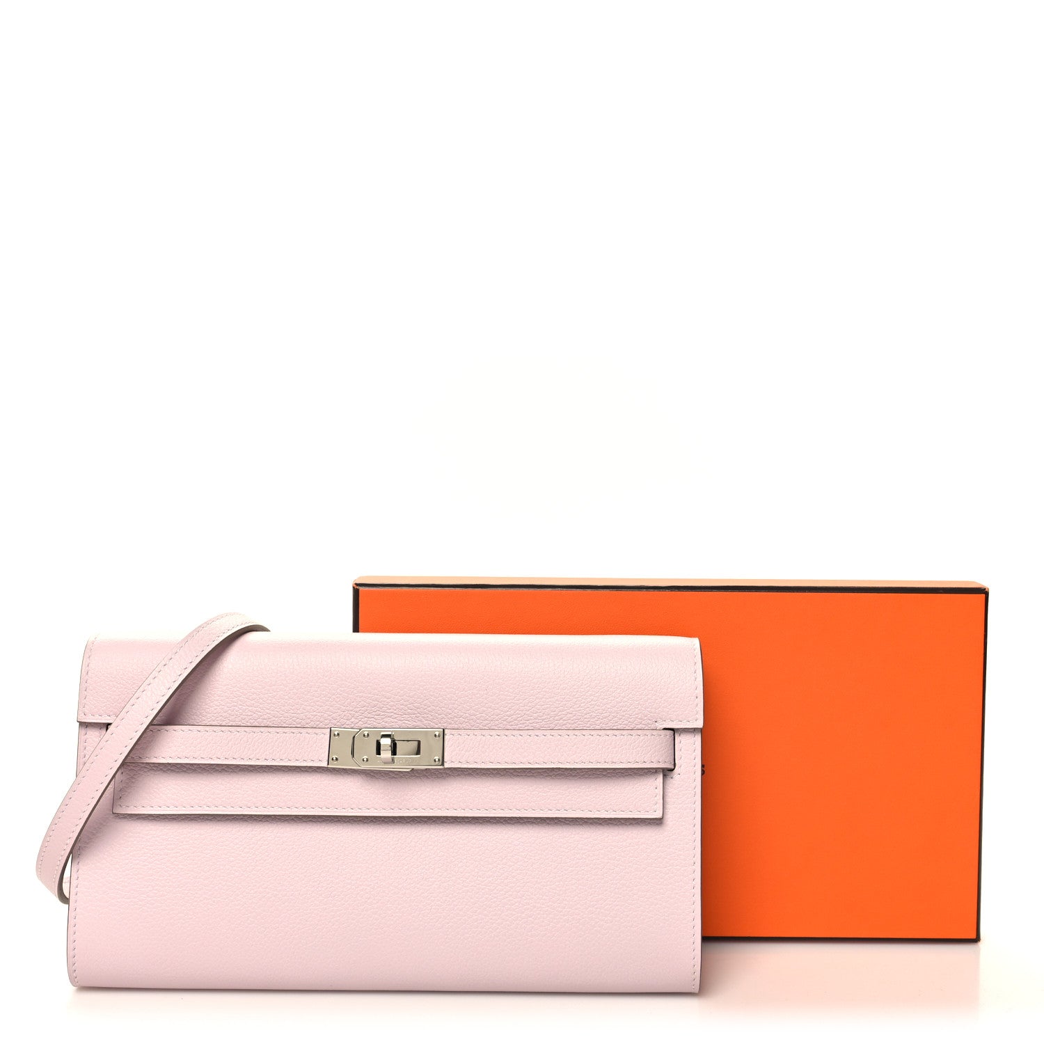 Hermes Evercolor Kelly To Go Wallet Mauve Pale 10 of 10