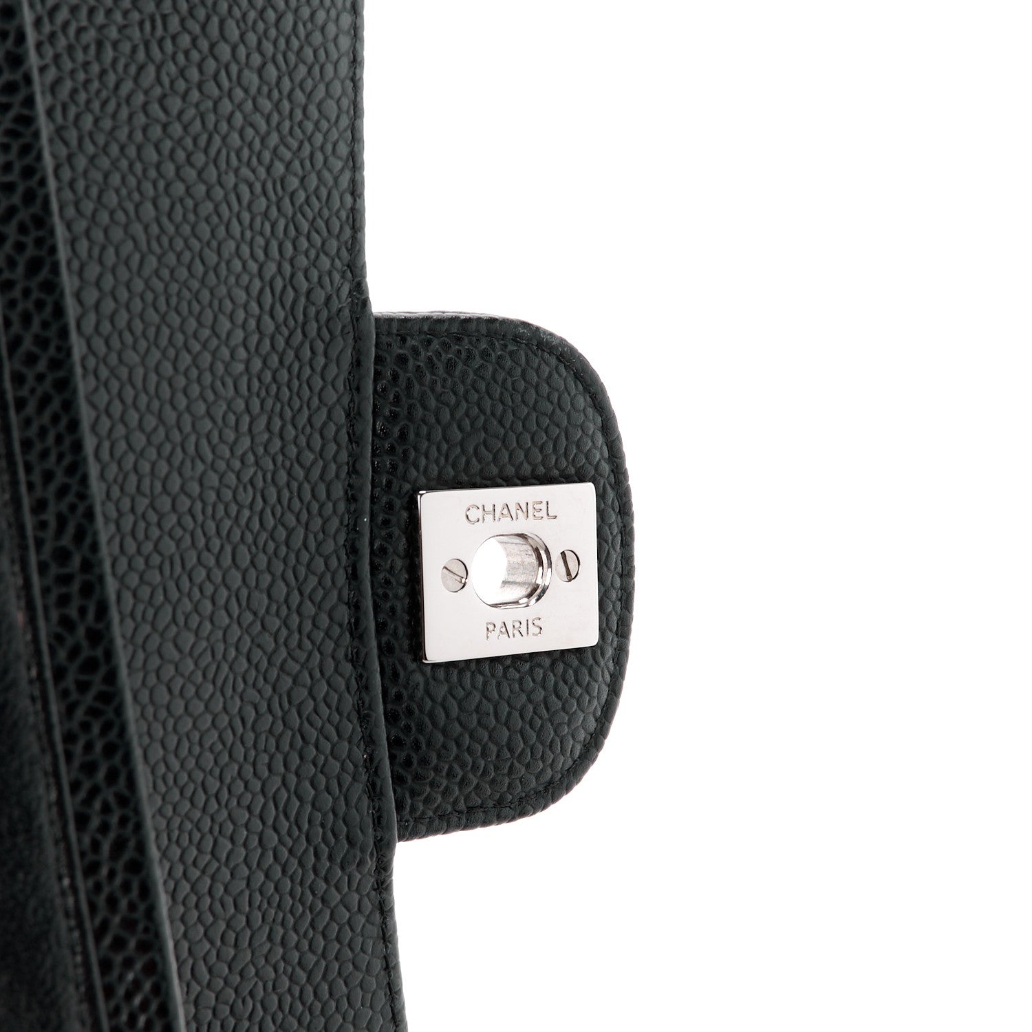 Chanel Caviar Quilted Medium Double Flap Black 7 of 14