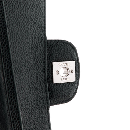 Chanel Caviar Quilted Medium Double Flap Black 7 of 14