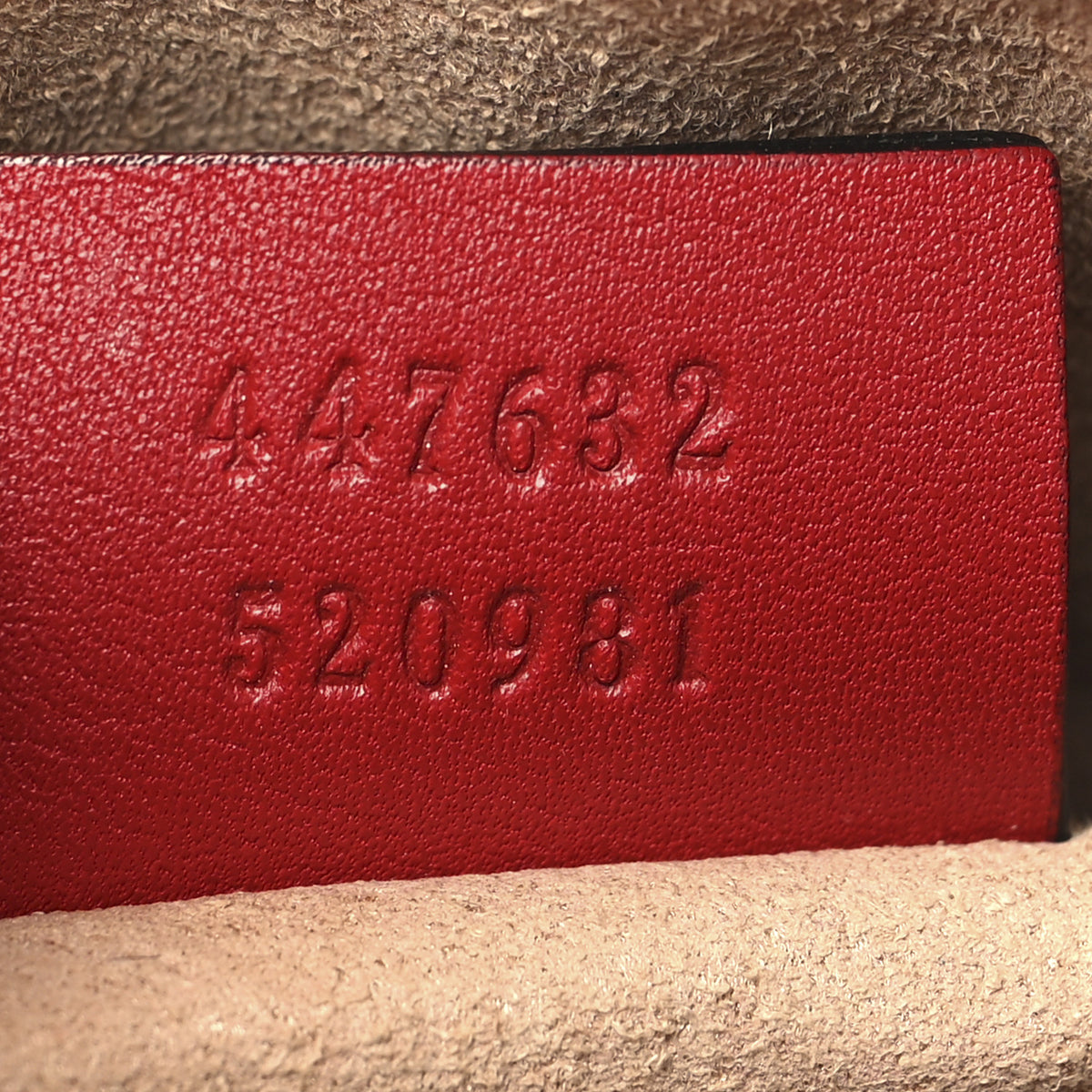 Gucci Calfskin Matelasse Small GG Marmont Chain Shoulder Bag Hibiscus Red 7 of 13