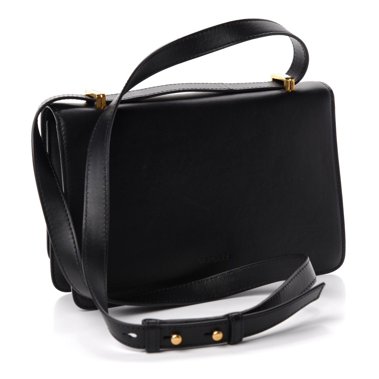 Calfskin Tribute X Shoulder Bag Black