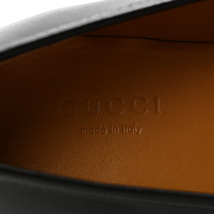 Gucci Calfskin Womens Jordaan Loafers 37 Black 8 of 10