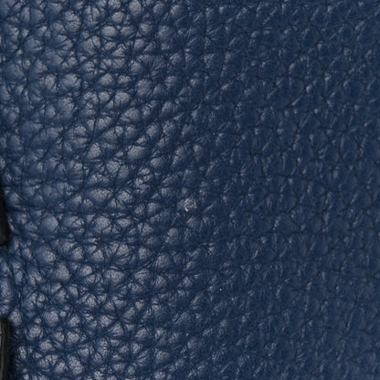 Hermes Taurillon Clemence Evelyne III PM Bleu De Malte 12 of 12