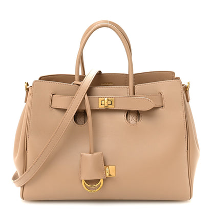 Balenciaga Smooth Calfskin Small Bel Air Carry All Bag Latte 1 of 9
