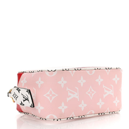 Louis Vuitton Monogram Giant Beach Pouch Rouge 4 of 9