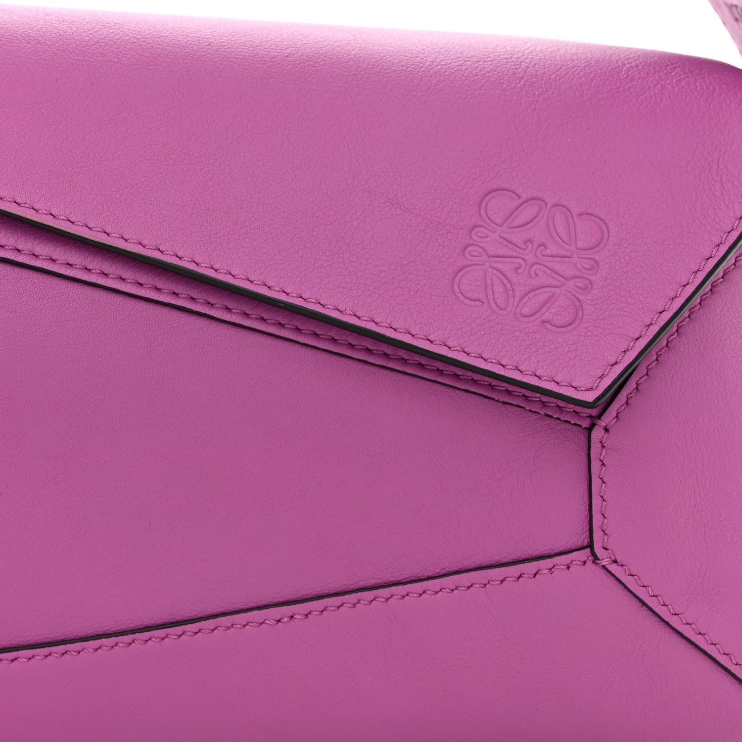 Loewe Calfskin Puzzle Hobo Bright Purple 8 of 10