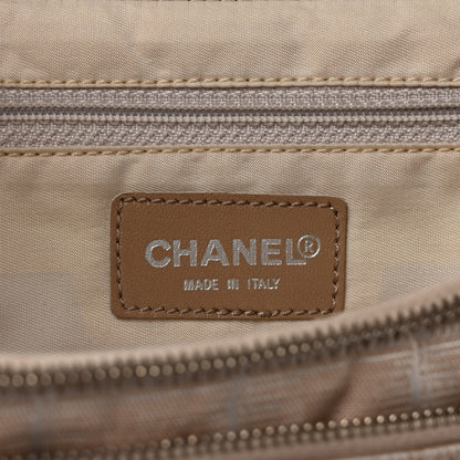 Chanel Nylon Travel Backpack Beige 6 of 12