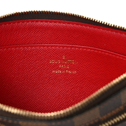 Louis Vuitton Damier Ebene Complice Trunks and Bags Wallet Red 6 of 7