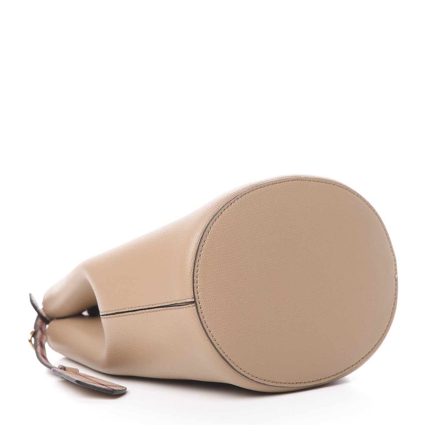 Calfskin Small Lorne Bucket Crossbody Camel