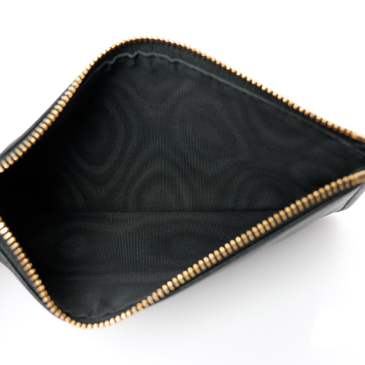 Christian Dior Lambskin Cannage Lady Dior Chain Wallet Black 8 of 14
