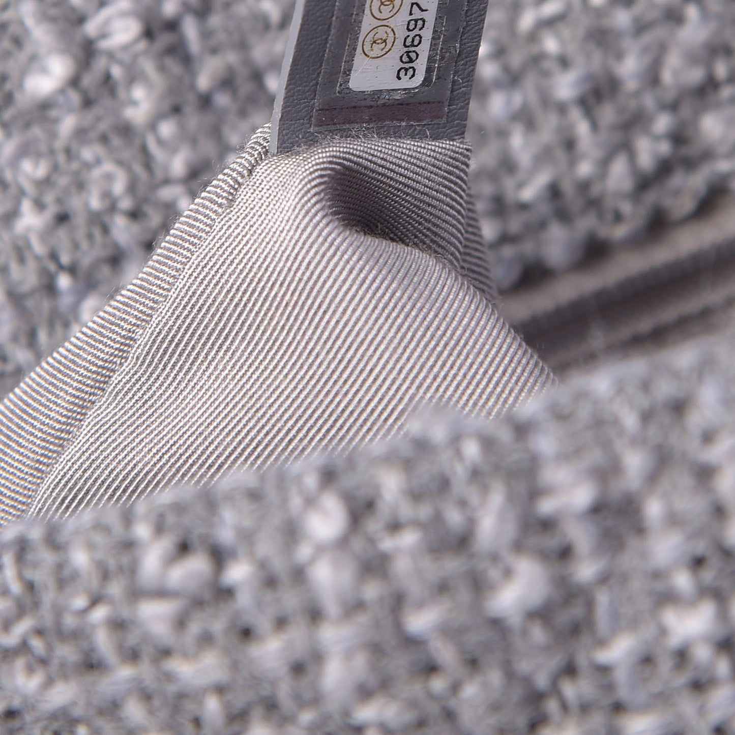 Tweed Quilted Medium 19 Flap Grey