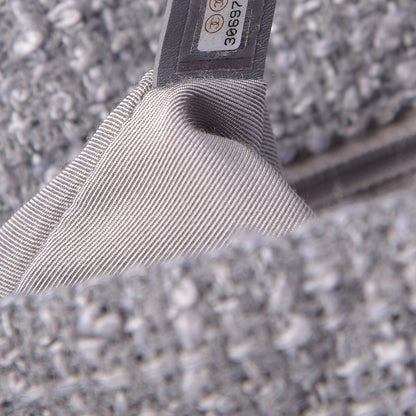 Chanel Tweed Quilted Medium Chanel 19 Flap Grey 7 of 11