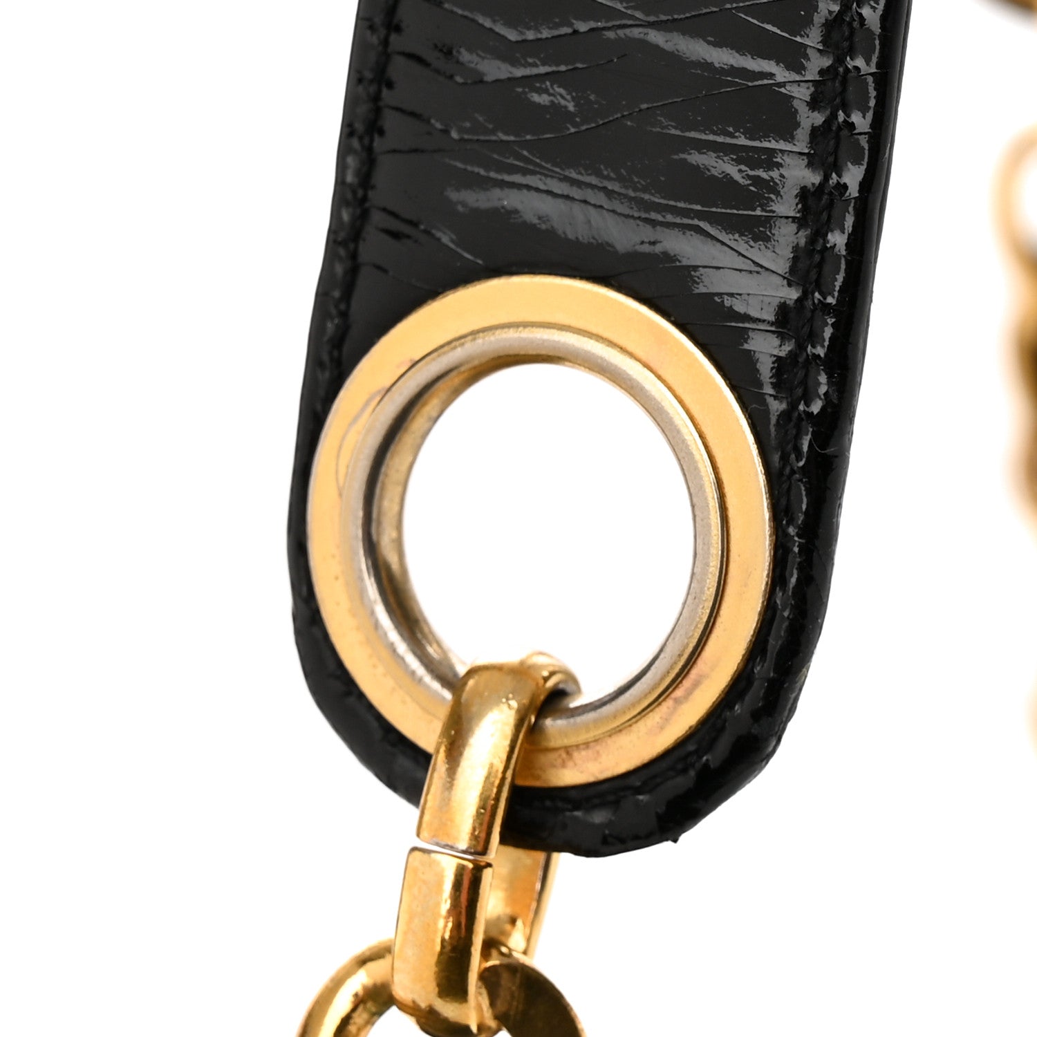 Chanel Patent CC Shoulder Bag Black 13 of 18