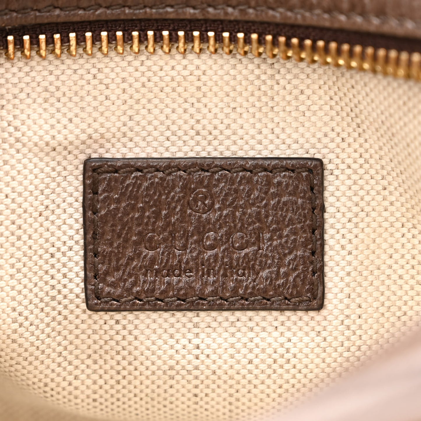 Monogram Jumbo GG Textured Dollar Calfskin Web Mini Crossbody Bag Camel Ebony New Acero