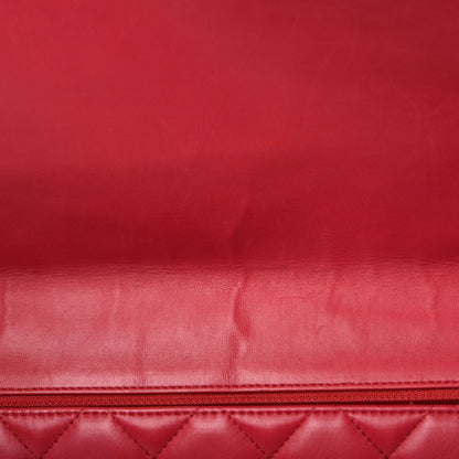 Chanel Lambskin Quilted Maxi Single Flap Fuchsia 8 of 11