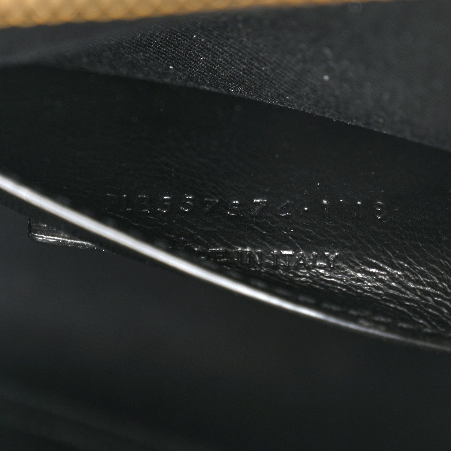 Lambskin Matelasse Vicky Monogram Belt Bag Black