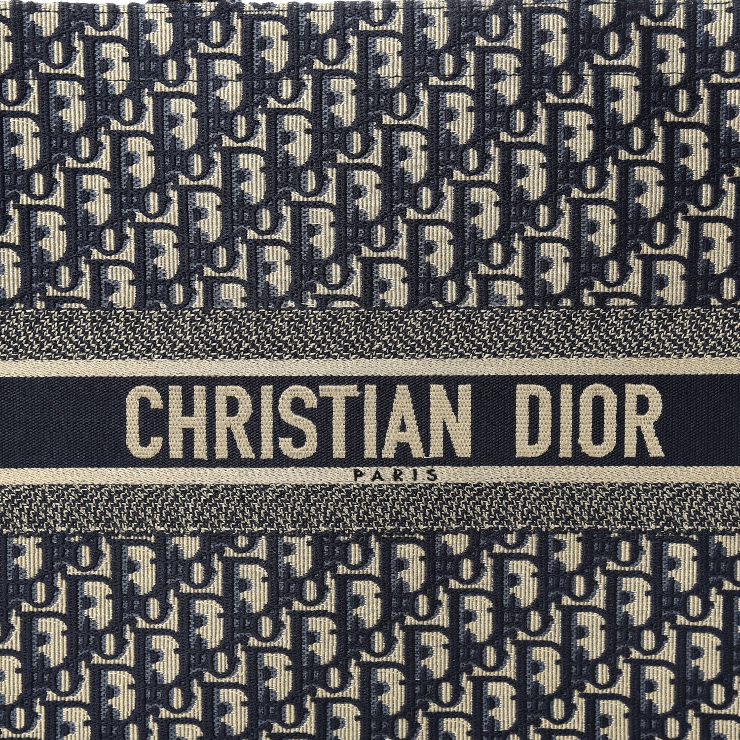 Christian Dior Oblique Book Tote Blue Multicolor 8 of 10