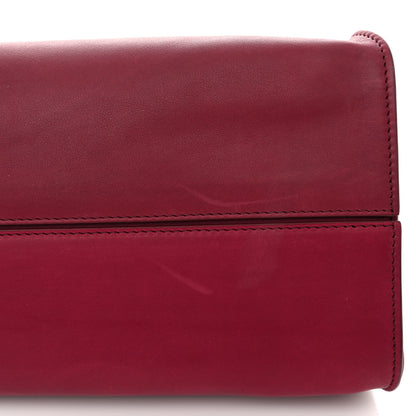 The Row Polished Saddle Calfskin Alexia Bag Amaranto 13 of 16