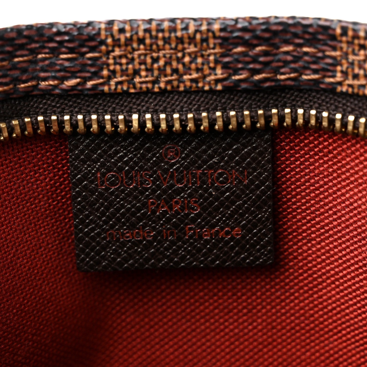 Louis Vuitton Damier Ebene Trousse Make Up Bag Pochette 6 of 10