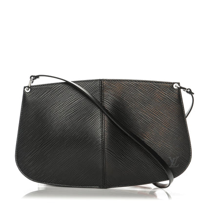 Louis Vuitton Epi Demi Lune Pochette Black 5 of 7