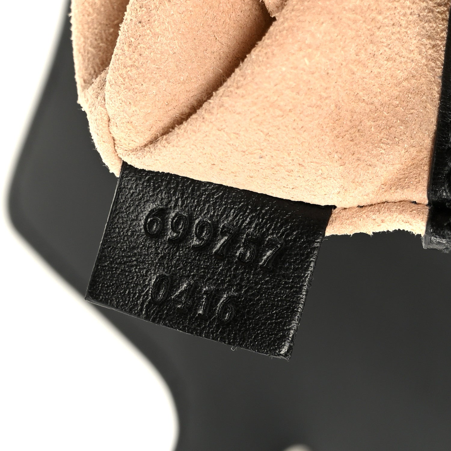 Gucci Calfskin Matelasse Monochrome GG Marmont Chain Belt Bag Black 7 of 11