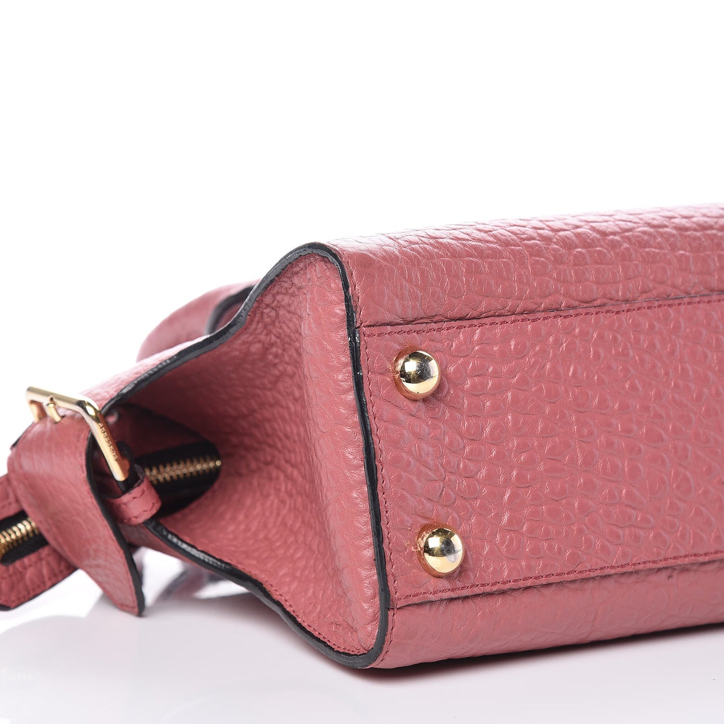Signature Grain Small Clifton Bag Antique Rose