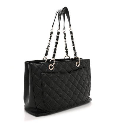 Chanel Caviar Quilted Grand Shopping Tote GST Black 3 of 13