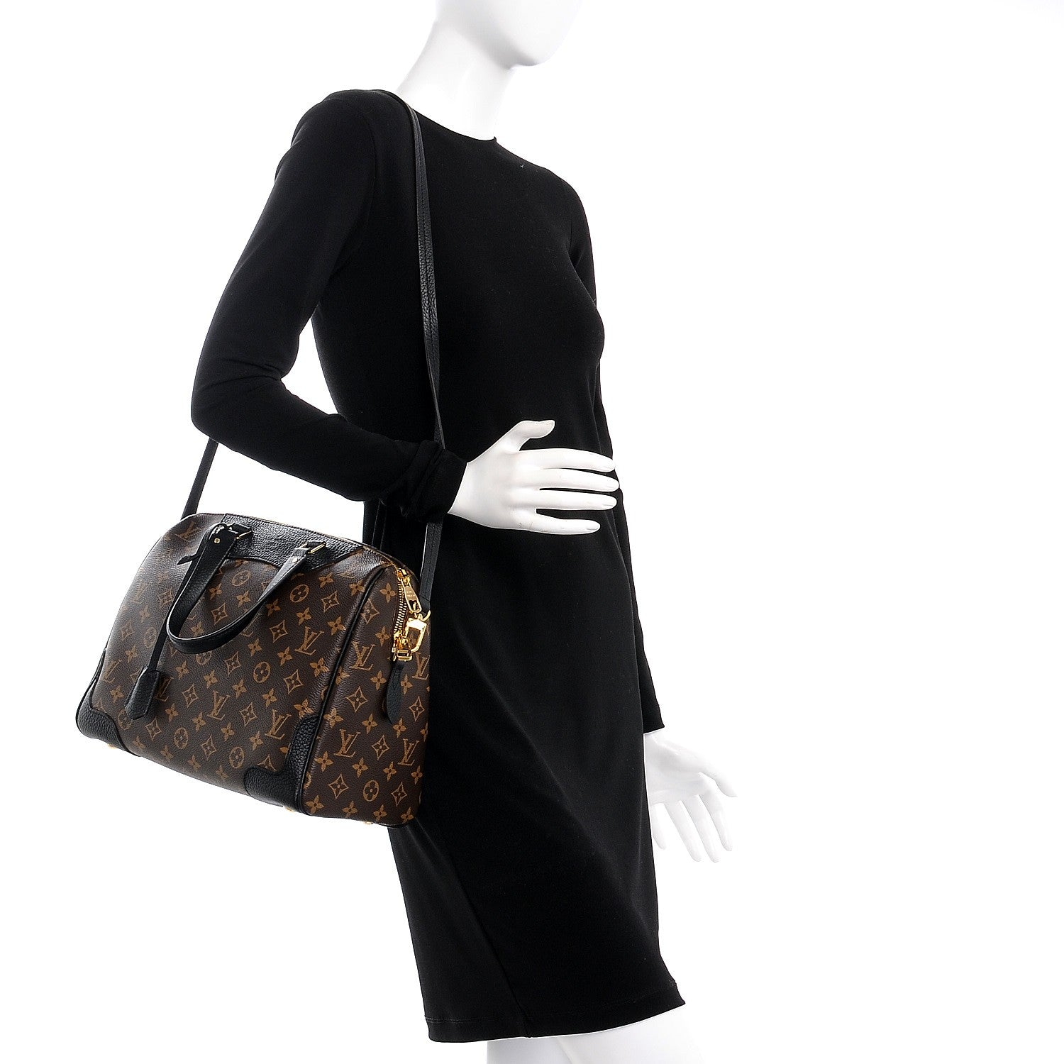 Louis Vuitton Monogram Retiro NM Black 2 of 9