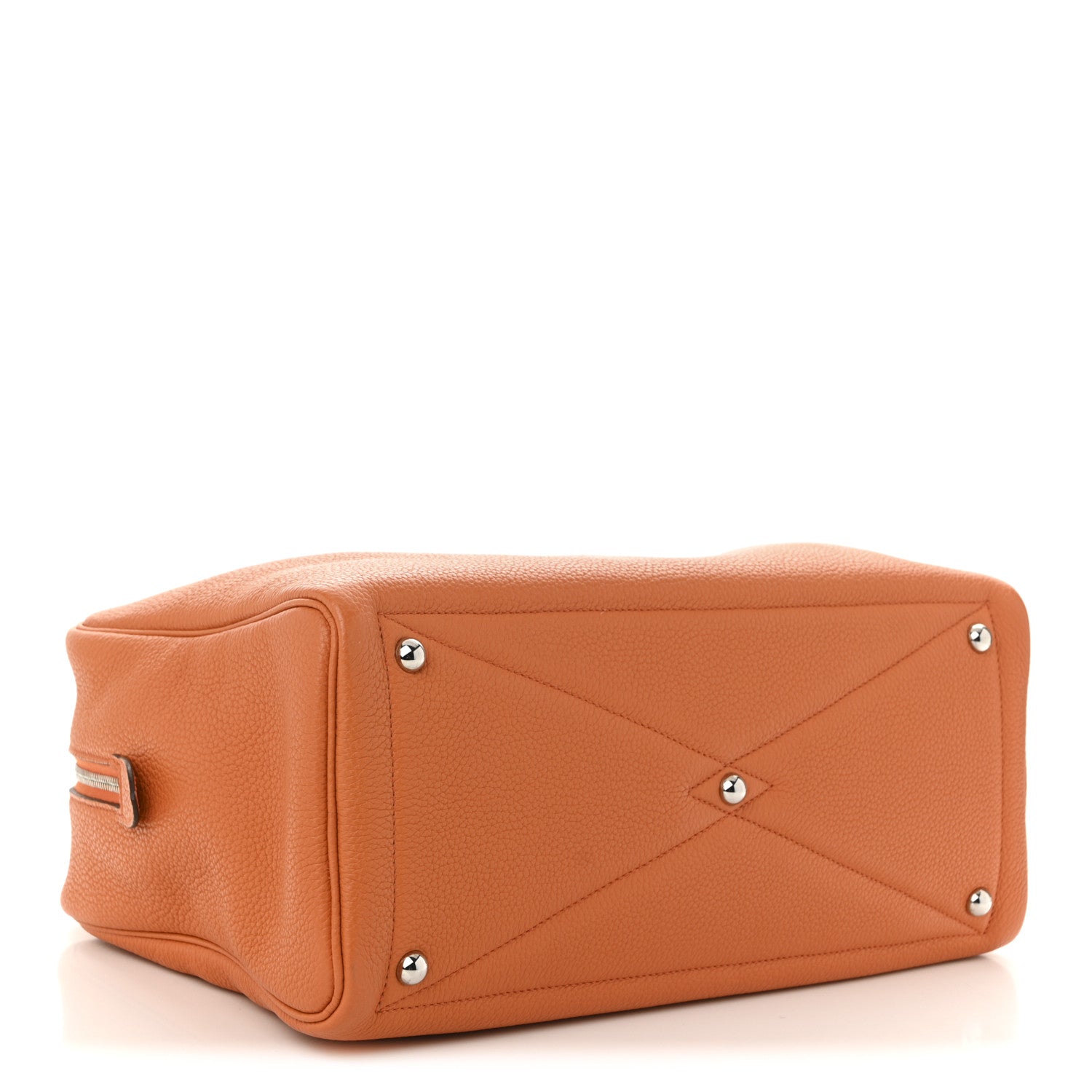 Hermes Taurillon Clemence Victoria II 35 Orange 4 of 10