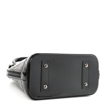 Louis Vuitton Vernis Alma BB Noir Magnetique 4 of 9